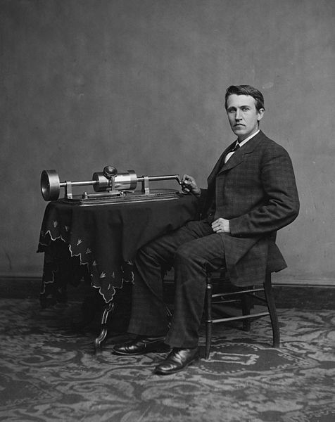 476px-Edison and phonograph edit1.jpg